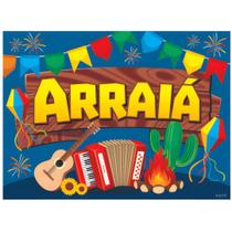 painel tnt arraiá festa junina sao joao decoração 140 cm - Piffer