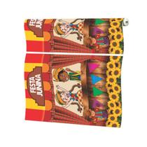 painel TNT Barraca junina decoração festa junina