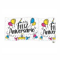 Painel TNT Feliz Aniversário 1,00 x 0,70mt - 49
