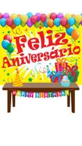 Painel tnt feliz aniversário Painel tnt feliz aniversário