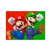 Painel TNT GG Decoração festa Super Mario aniversário 1,40