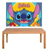 Painel TNT Stitch Lilo Decoração Painel TNT Stitch Lilo Decoração