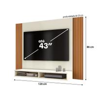 Painel Tokyo Para TV De Até 43 Polegadas Com 2 Nichos - ViaNossa