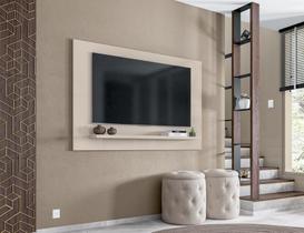 Painel Topázio 1.35 com prateleira P/ TVs ate 60'' Cedro