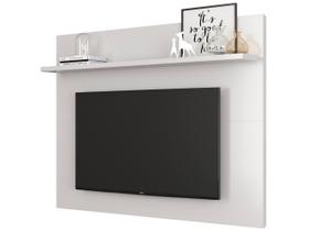 Painel Topázio Branco Acetinado Sala De Estar MoveBrinque Painel Topázio Branco Acetinado Sala De Estar MoveBrinque