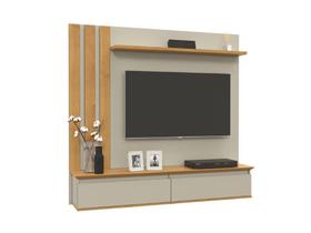 Painel TR 1.60m Com Gavetas Para TV Até 46'' Cor Off White / Cinamomo