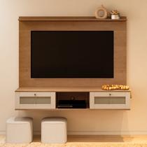 Painel Trama Com Portas Basculante Cor Cavalho P/TV 70 Polegadas - Artely Painel Trama Com Portas Basculante Cor Cavalho P/TV 70 Polegadas - Artely