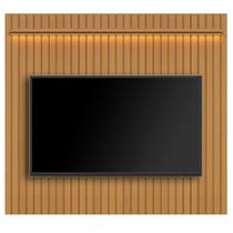 Painel Tucuma Ripado 1.8 com Prateleira e Led Jb Bechara Cor Nature Painel Tucuma Ripado 1.8 com Prateleira e Led Jb Bechara Cor Nature