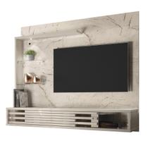 Painel TV 50 Pol e Bancada Suspensa Keren Z10 Off/Calacata - Mpozenato