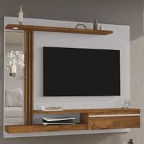 Painel TV 55 Pol Bancada Suspensa 160cm Denver Off/Naturalle - Bechara Painel TV 55 Pol Bancada Suspensa 160cm Denver Off/Naturalle - Bechara