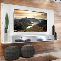 Painel TV 60" com 2 Leds Veneza Multimóveis Branco