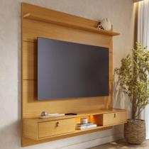 Painel Tv 60 Pol Bancada Suspensa 160cm com Led Zali Naturale C05 - Mpozenato Painel Tv 60 Pol Bancada Suspensa 160cm com Led Zali Naturale C05 - Mpozenato