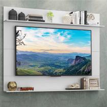 Painel TV 65" com Prateleiras Amsterdã Classic Multimóveis Branco Painel TV 65" com Prateleiras Amsterdã Classic Multimóveis Branco