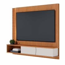 Painel TV 65 Pol 180cm Bancada Suspensa Ripado Manacá C04 - D'Rossi