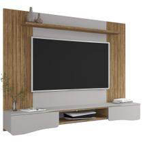 Painel TV 65 Pol e Bancada Suspensa 177cm Ivai Cinamomo/Off B02 - Mpozenato Painel TV 65 Pol e Bancada Suspensa 177cm Ivai Cinamomo/Off B02 - Mpozenato