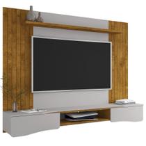 Painel TV 65 Pol e Bancada Suspensa 177cm Ivai Naturalle/Off B02 - Mpozenato Painel TV 65 Pol e Bancada Suspensa 177cm Ivai Naturalle/Off B02 - Mpozenato