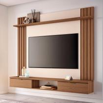 Painel Tv 70 180cm Bancada Suspensa Solus Off-castanho - Hb Móveis Painel Tv 70 180cm Bancada Suspensa Solus Off-castanho - Hb Móveis