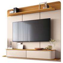 Painel TV 70 Pol 180cm Bancada Suspensa Gava H01 Off/Cinamomo - Mpozenato