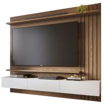 Painel TV 70 Pol Suspenso 180cm Buriti Amêndoa/Off White C05 - Mpozenato Painel TV 70 Pol Suspenso 180cm Buriti Amêndoa/Off White C05 - Mpozenato