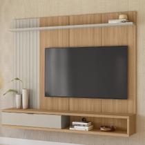 Painel Tv 75 Pol 179cm Bancada Suspensa Aruba Jequitibá/Off L06 - Mpozenato Painel Tv 75 Pol 179cm Bancada Suspensa Aruba Jequitibá/Off L06 - Mpozenato