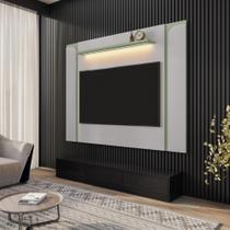 Painel TV 75 Polegadas Costa do Sol Off-White Pistache Painel TV 75 Polegadas Costa do Sol Off-White Pistache