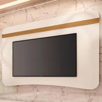 Painel Tv 80 Pol 200cm Suspenso Arven Off White/Cinamomo H01 - Mpozenato Painel Tv 80 Pol 200cm Suspenso Arven Off White/Cinamomo H01 - Mpozenato