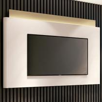 Painel Tv 85 Pol 208cm com Led Turin Off/Champanhe H01 - Mpozenato Painel Tv 85 Pol 208cm com Led Turin Off/Champanhe H01 - Mpozenato