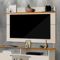 Painel TV Até 55 Polegadas Home Suspenso com Prateleira MDF