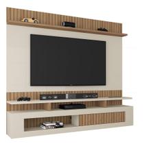 Painel TV até 65" c/ Porta Flex de Vidro Multimóveis CR45207