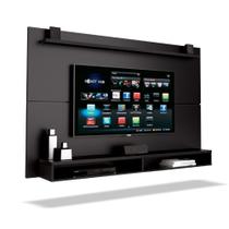 Painel TV Até 65" Com Prateleira 1,80m Preto