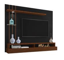 Painel Tv Eros Carmolar Para TV Ate 55" Com Nicho E Luminária de Led