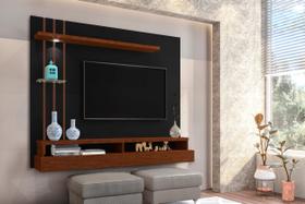 Painel Tv Eros Preto/Canela - VRK COMERCIO ON-LINE