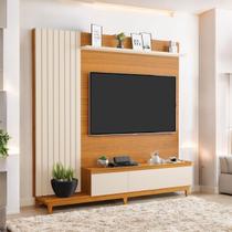 Painel TV Sala Quarto 65 Polegadas Ripado Jakarta MDF Painel TV Sala Quarto 65 Polegadas Ripado Jakarta MDF