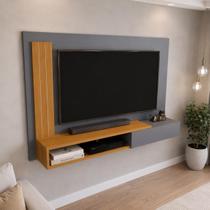 Painel TV Smart até 50 Polegadas Math com porta Cores - MJM Casa dos móveis Painel TV Smart até 50 Polegadas Math com porta Cores - MJM Casa dos móveis