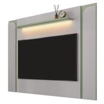 Painel TV Suspenso Bechara 75" Maresias Off White Pistache