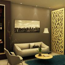 Painel Vazado Divisória MDF Amazônia Crú Painel Vazado Divisória MDF Amazônia Crú