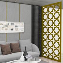 Painel Vazado Divisória MDF Cairo Crú