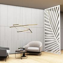 Painel Vazado Divisória MDF Honolulu Branco Painel Vazado Divisória MDF Honolulu Branco