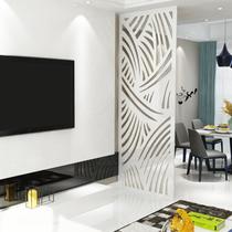 Painel Vazado Divisória MDF Madagascar Branco