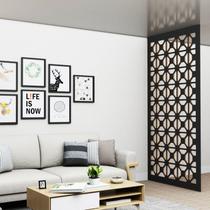 Painel Vazado Divisória MDF Madrid Preto
