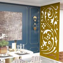 Painel Vazado Divisória MDF Marselha Crú Painel Vazado Divisória MDF Marselha Crú