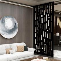 Painel Vazado Divisória MDF Mikonos Preto Painel Vazado Divisória MDF Mikonos Preto