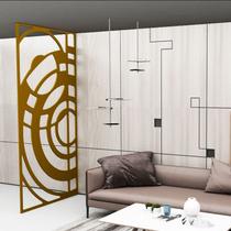 Painel Vazado Divisória MDF Milão Crú Painel Vazado Divisória MDF Milão Crú