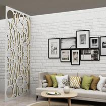 Painel Vazado Divisória MDF Nairóbi Branco