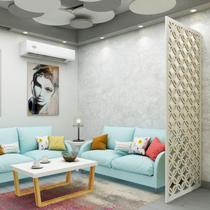 Painel Vazado Divisória MDF Valência Branco