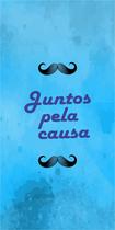 Painel Vertical de Tecido Sublimado Juntos Pela Causa Bigode - 100x120cm Painel Vertical de Tecido Sublimado Juntos Pela Causa Bigode - 100x120cm