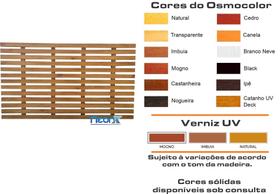 Painel Vertical Floreira, Parede e Similares 86x100 cm Régua 4x2 cm NeonX Pintado