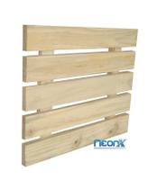 Painel Vertical Floreira, Prateleira, Mini Palet 50x40 cm Réguas 7 cm Sem Pintura NeonX