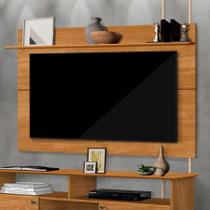 Painel Vértice MDF Prateleira Suspensa Duas Opções Montagem TV 55 Polegadas