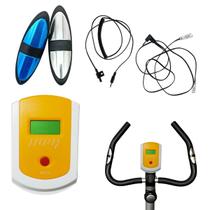 Painel Visor Hand Grip Bicicleta Spinning Cabo Sensor Cardiaco Kikos F2i Evox Pel2310 Treino Exercicio Fitness Movement Painel Visor Hand Grip Bicicleta Spinning Cabo Sensor Cardiaco Kikos F2i Evox Pel2310 Treino Exercicio Fitness Movement